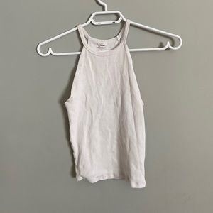White halter top from Garage